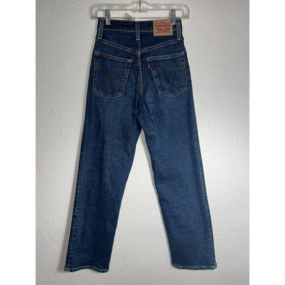 𝅺LEVI'S Women's Premium Ribcage Straight Ankle Jeans- New With Tags 25” 1D - Picture 3 of 6